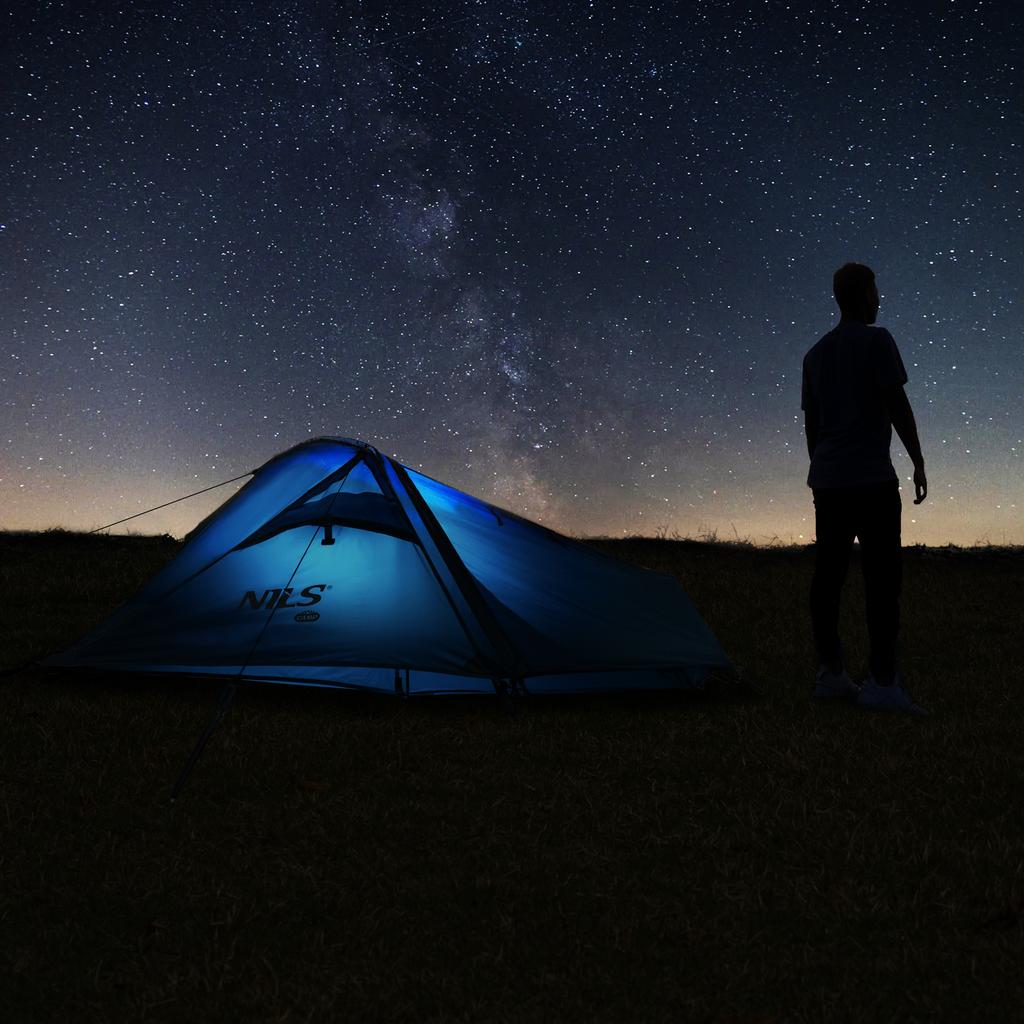 Nc2502 Ultra Light Skyair 2 Tent Blue Nils Camp