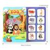 Montessori Repeatedly Sticker Busy Card Book Baby Paste Readings Matching Puzzle
