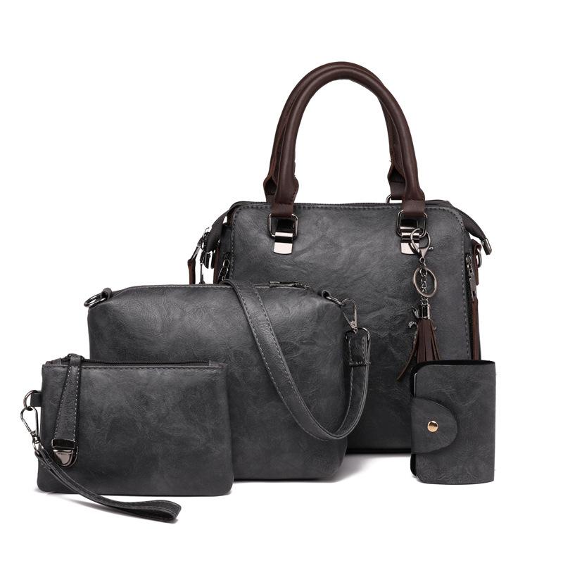 European and American Style New Child and Mother Multi-piece Women's Bag Popular Retro Women's Shoulder Bag Versatile Messenger Handbag