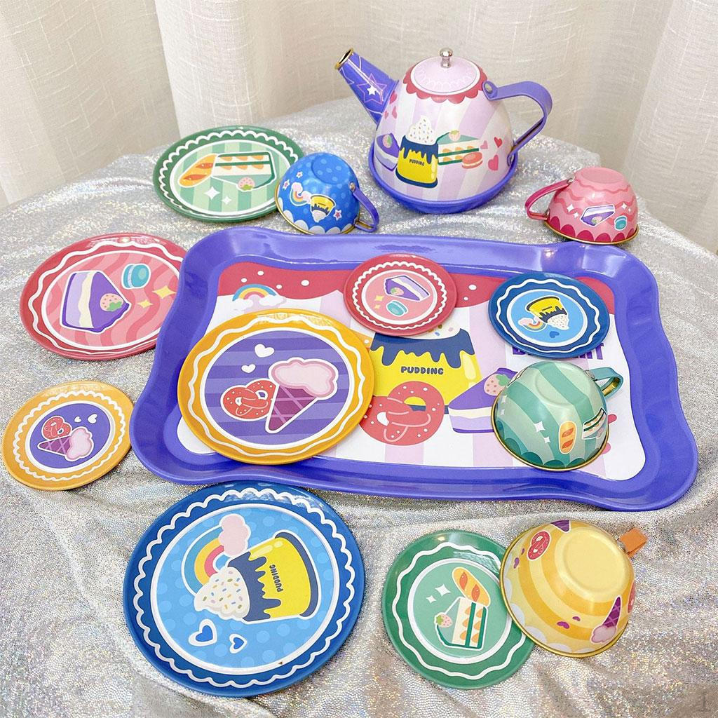 Set Toy Dishes And Utensils with Accessories Pretend Toys for Toddler Boys Children Kitchen