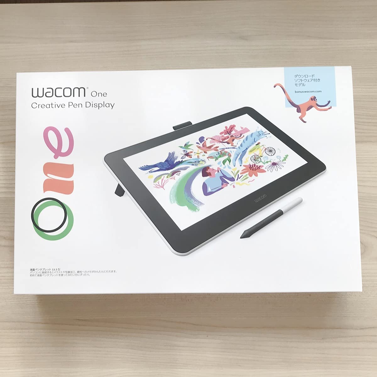 

DTC133W0D Wacom One LCD pen tablet type 13.3