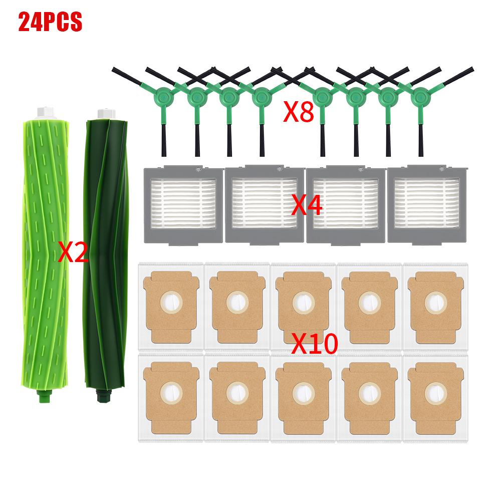 For iRobot Roomba Max 705 Vac Plus 504 Vac Vacuum Cleaner Roller Brushes Hepa Filters Dust Bags Accessories Replacement Kit Part