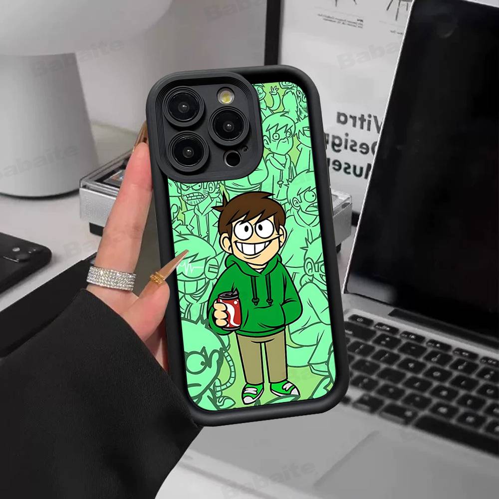 Cartoon Cute E-Eddsworlds Silicone Soft Phone Case For IPhone 17 16 14 13 12 11 15 Pro Max Plus Air Cover