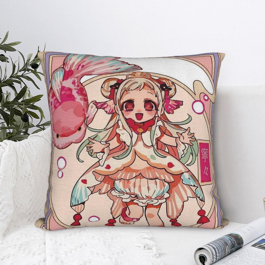 TBHK Manga Square Pillow Covers Polyester Home Hanakoo Nene Yashiro Cushion Cover Cool Home Decoration Throw Pillow Case 40*40