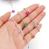 1Meter Stainless Steel Chain Flowers Pearl Beads Flat Link Chains for Necklaces Anklet Supplies DIY Jewelry Making Wholesale