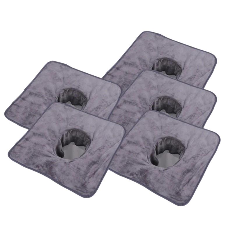 Schönheitssalon Gesichtstuch Akupunktur und Moxibustion Massage Pflege Massageliege mit Loch Verdickungspad Gesicht saugfähiges Tuch