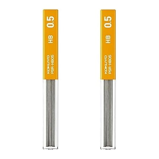 KOKUYO Mechanical Pencil Lead Refills, 0.5mm, HB, 40 Leads, PSR-HB05-1P