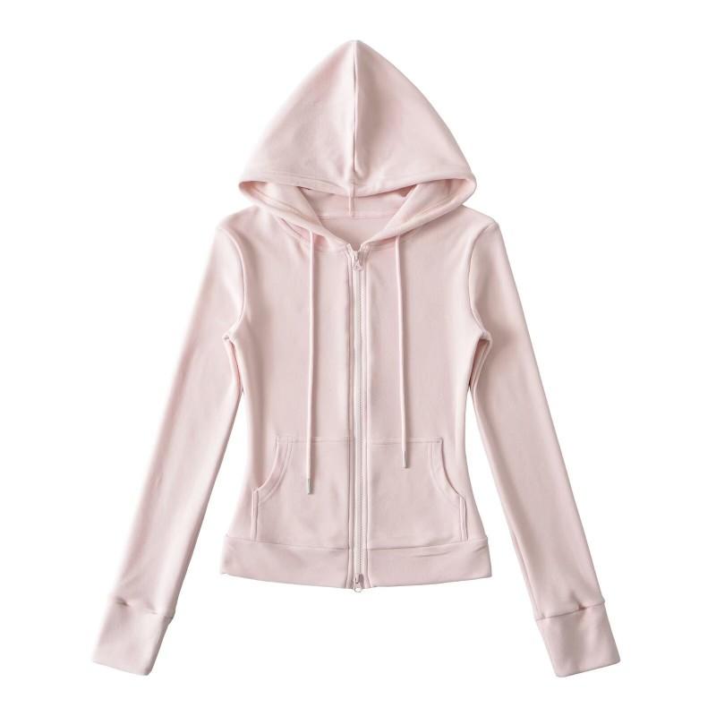 Damen Herbst Amerikanisches Thermisches Yoga Hoodie Gerades Weites Hosenbein Set
