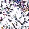 kads 1.5MM Circle AB Color 600pcs 12 Colors Rhinestones Wheel Nail Art Decorations Manicure Shine Diamond Nails Decoration