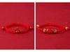 Jing Chunlan Handmade Cinnabar Red Sand Pixiu Bracelet