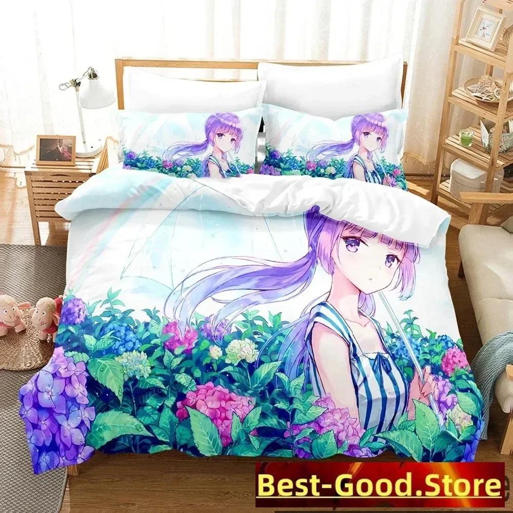 Comforter Aikatsu Idol Activity Anime Bedding Set Printed With Bed Soft Single Double Queen Super King Size