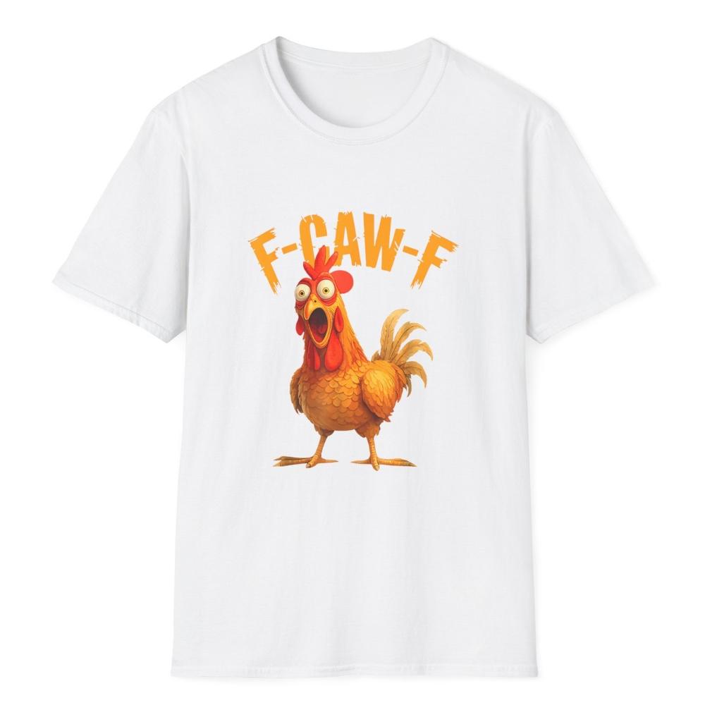 Funny FCawF Chicken Shirt FCAWF Chicken Women Men Humor Tshirt Casual Fashion Breathable High Quality Cotton Graphic T Shirts S