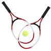 2 buc. Rachete de tenis pentru copii, cu corzi, cu 1 minge de tenis si geanta de acoperire