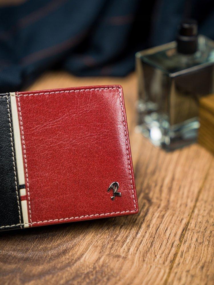 Men's Horizontal Wallet Made of Genuine Leather - Rovicky
