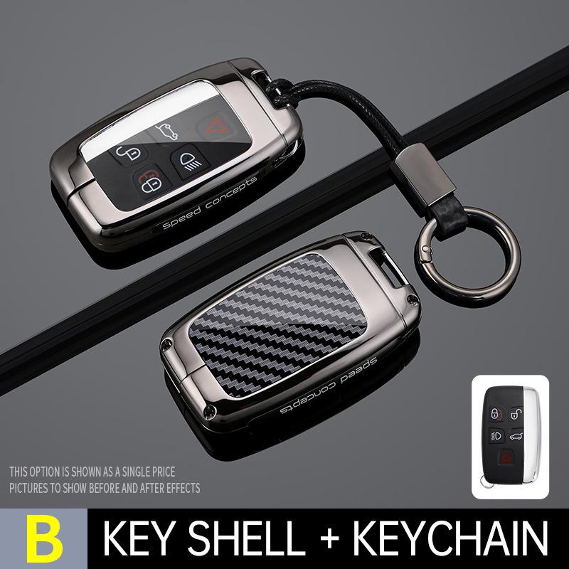 Land Rover & Jaguar Car Key Cover: Fits Range Rover, Discovery, Sport, Freelander, Evoque, Defender, Velar - Protective Shell Case