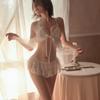 Sexy Underwear Suspender Lace Temptation Sexy Pajamas Hot Open File Nightdress Set