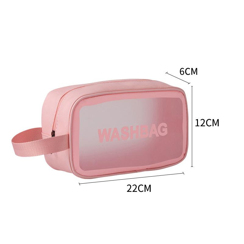 Women Makeup Bag Transparent PVC Cosmetic Bag Travel Make Up Case Wash Bag Large Capacity Toiletry Organizer Pouch