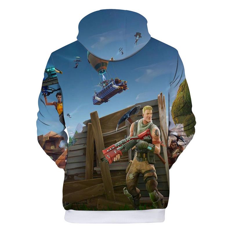 Buy Fortnite Game Peripheral 3D Printed Hooded Sweater Loose