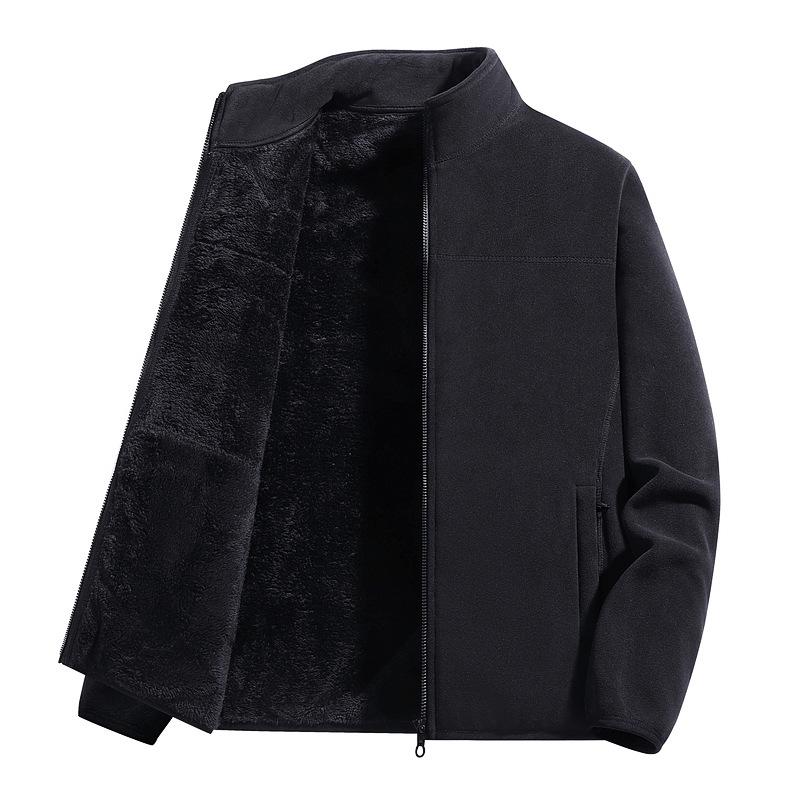Couple Thick Fleece Jacket Warm Outdoor Camping Coat For Men Women