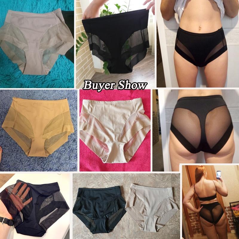 Hohe Elastische Atmungsaktive Slips Frauen Nahtlose Butt Lifter Höschen Shapers Abnehmen Hip Enhancer Shapewear
