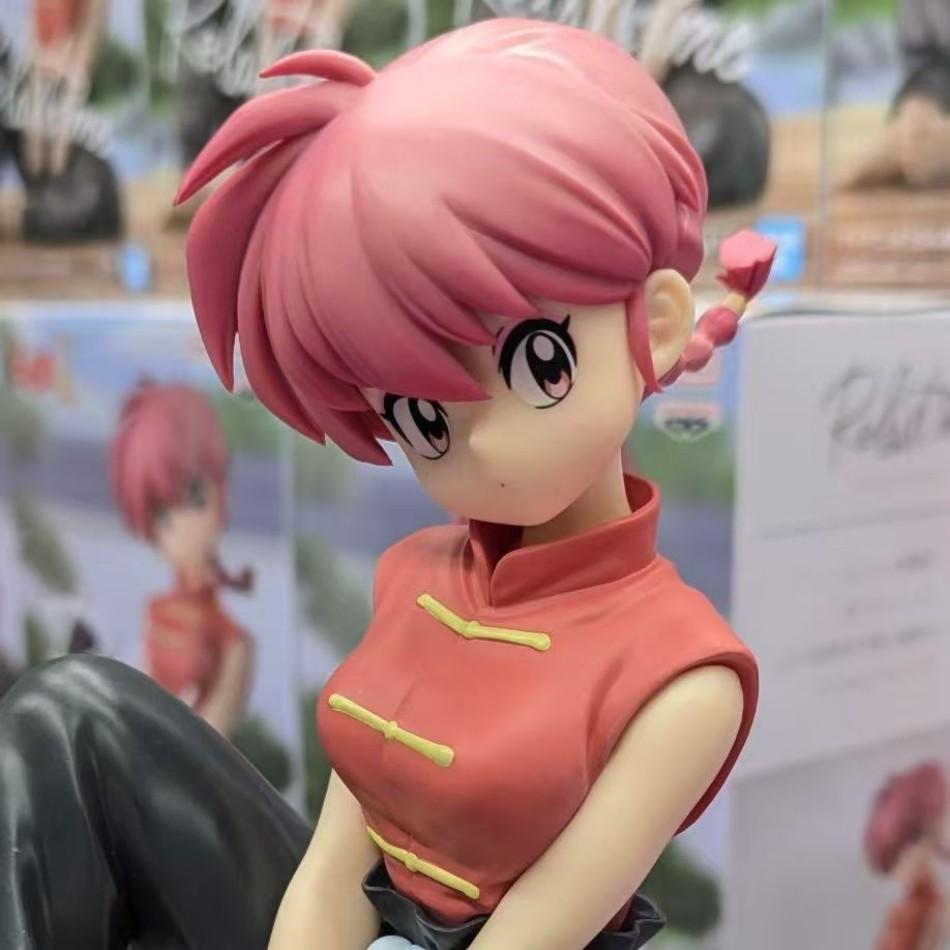 In Stock 10CM Anime Ranma 1/2 Relax Time Shampoo Tendou Akane Action Figurine Ranma PVC Figure Model Collector Figurine Toy Gif