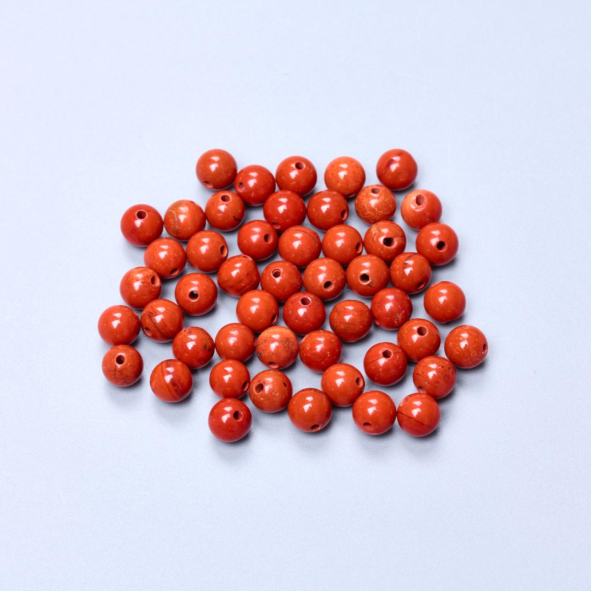 

Аксессуары для изготовления ювелирных изделий 60/50/40/30 шт. 4/6/8/10 мм красный камень натуральный камень круглый бисер ожерелье браслет своими руками 8mm