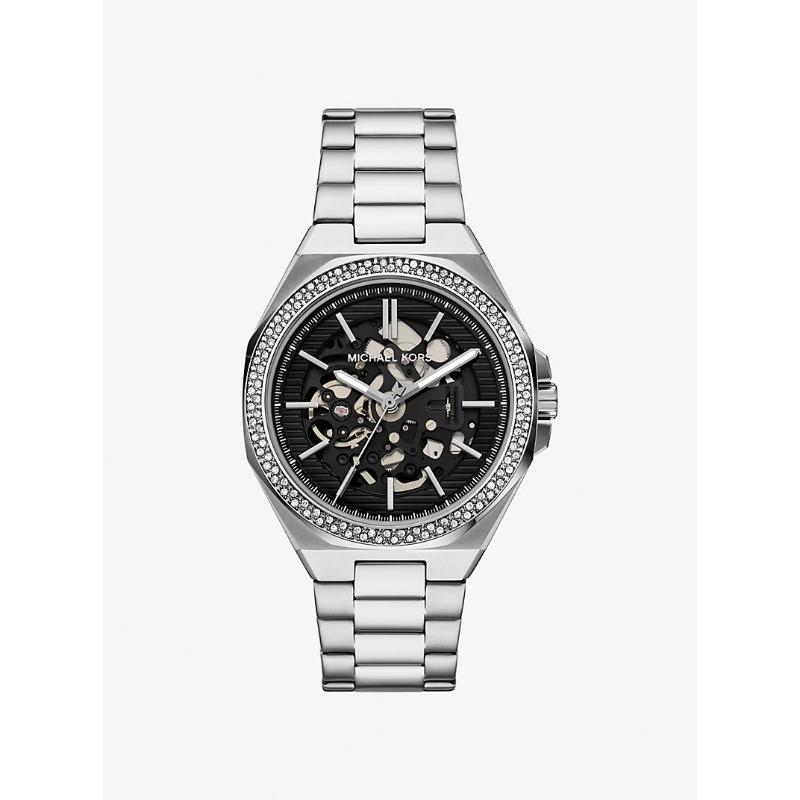

Michael Kors Oversized Callum Pavé Silver-Tone Watch MKO1240 срібний