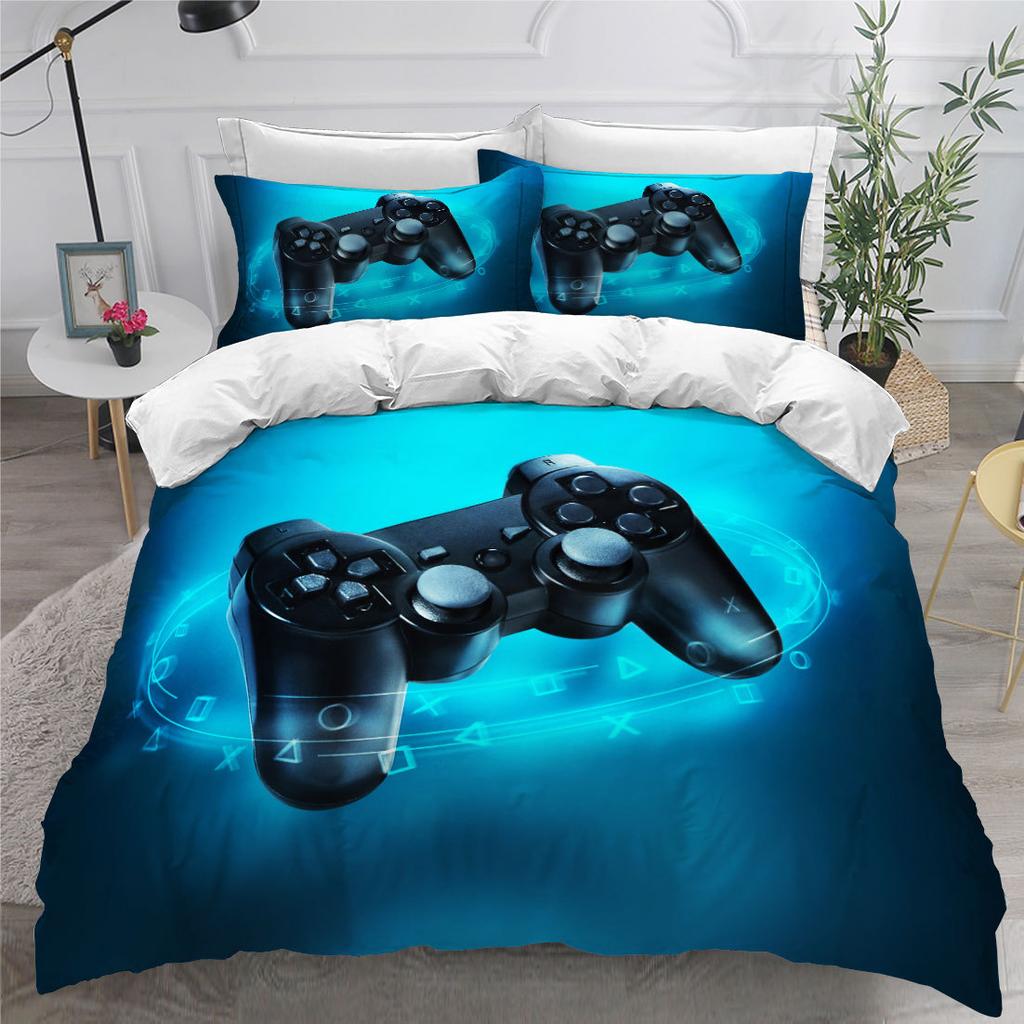 Game Bedding Set For Children And Boys, Handle Controller Duvet Cover Sets, Twin, Full, Queen, King Bedroom Set Gaming For Teen