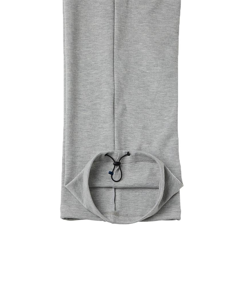 DANGLEDROP Dgdp Square Logo Wide Sweatpants_Melange Grey