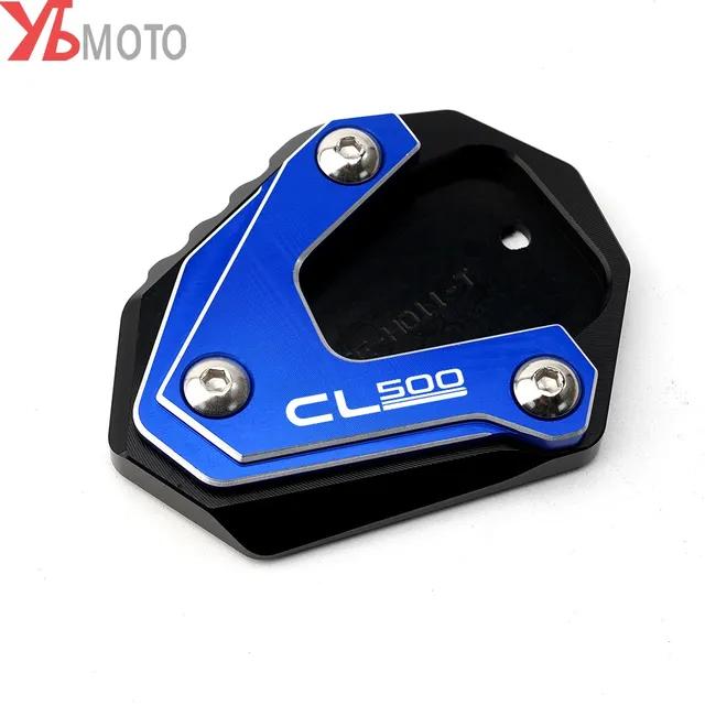 For HONDA CL500 CL250 CL300 CL 250 300 500 2023 Accessories Motorcycle Aluminum Side Stand Extension Kickstand Enlarge Pad