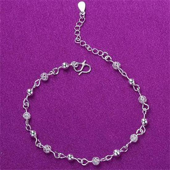 Silver Multi-layer Beaded Bracelet for Women - Fashionable Korean Style, Perfect Small Accessory or Gift