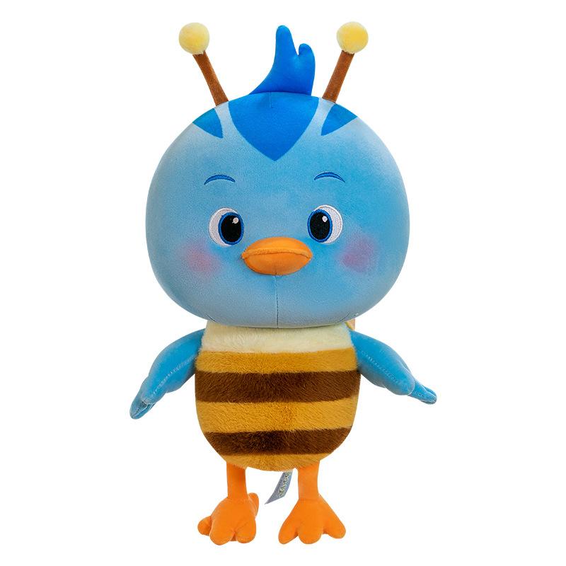 New cute chicken squad plush toy bee turned into doll grab machine doll children's doll gift