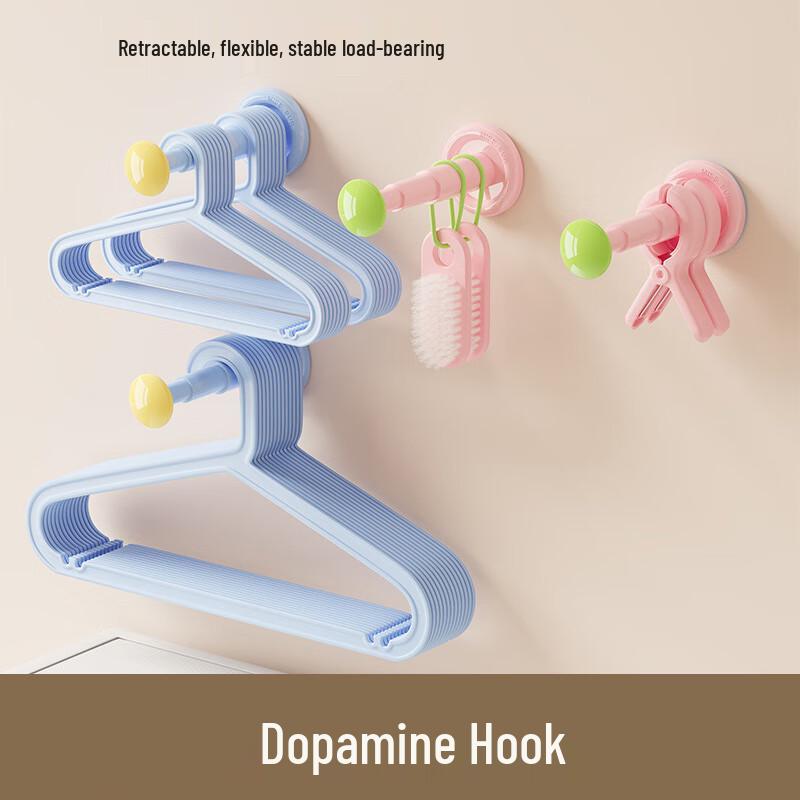 Pinhuan Dopamine Retractable Adhesive Hooks (5-Pack)