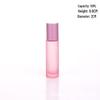 Frosted Roll-on Essential Oil Bottle - Colored Glass Perfume Roller, Eye Cream Massage Stick