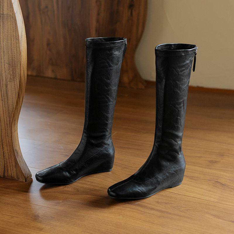 Krazing Pot PU осенне-зимние ботинки для верховой езды с квадратным носком — фото 6