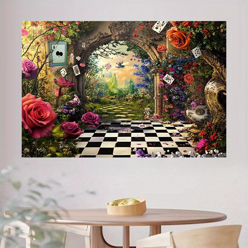 2D flat banner 1 piece backdrop: Dreamy Wonderland! The perfect choice for Halloween adult parties and themed photography