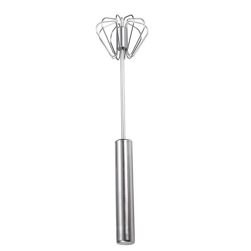Stainless Steel Manual Egg Beater Whip Mixer for Baking