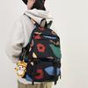 Schoolbag Custom Personality Graffiti College Backpack Fashion Student School Bag Women's Leisure Travel Backpack Tide Large Capacity