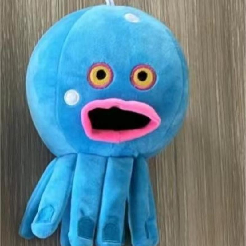 Cute My Sing Monster Plush Toy Soft Monster Stuffed Toy Wubbox Furcorn Character Japanese Style Cute Cartoon Game Doll Suitable for Children and Fans