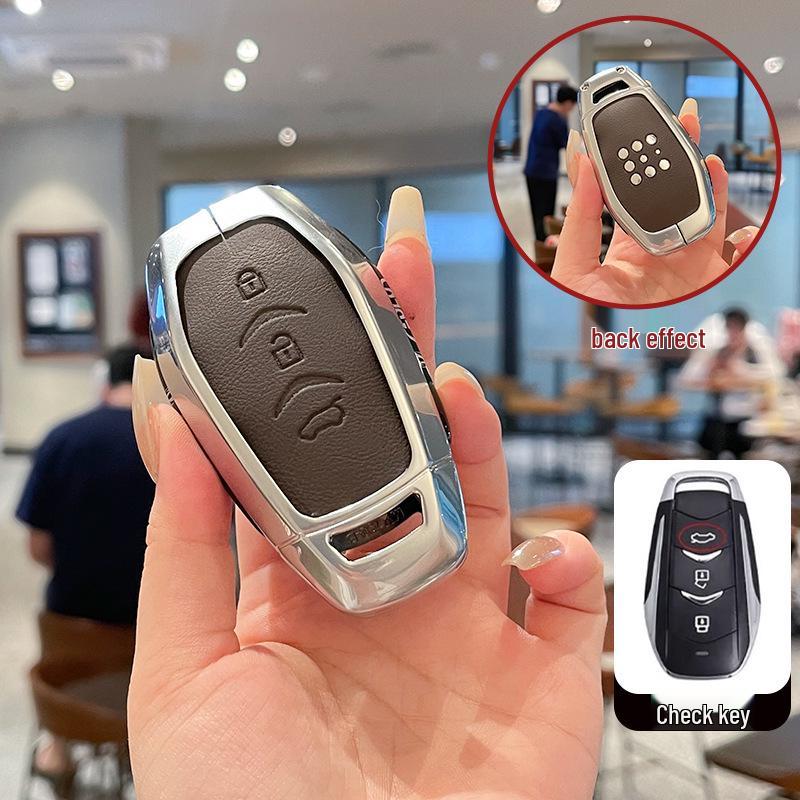 

Compatible LanDian E5plus/E5pro Key Cover 2025-2026: Metal Leather Design