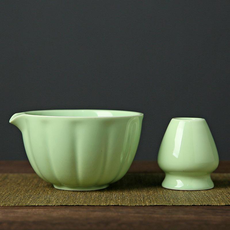 Perie pentru ceai pur Matcha Tools Hyakumoto Rikyu Bowl Set simplu Mixing Bamboo