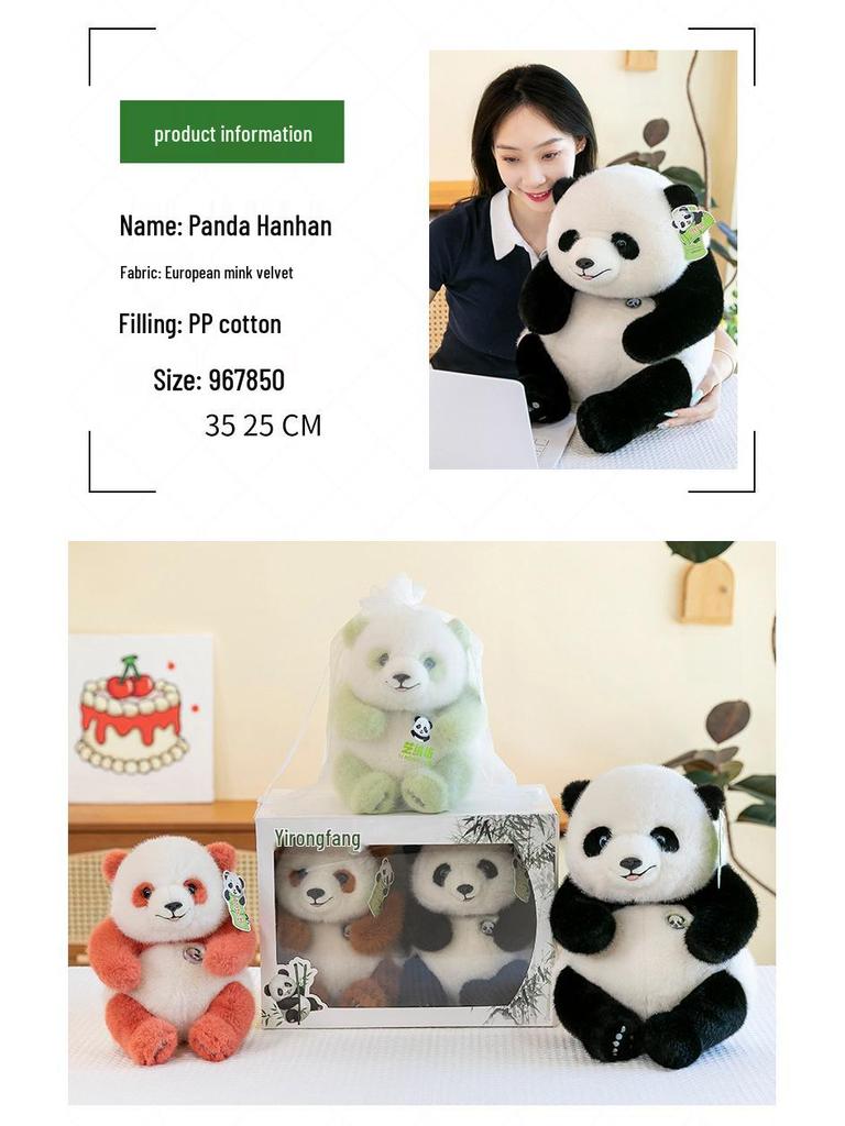 Cute Giant Panda Plush Toy – Adorable Stuffed Animal for Kids