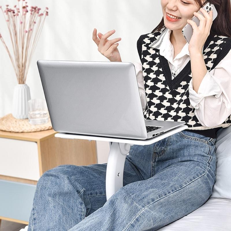 Portable Vehicle Desk Holders Stand for Work Study and Eating Adjustable Height Adjustment 5cm ABS Aluminum Construction