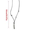 Contemporary Alloy Peanut Necklace Fashion Statement Adjustable Neckchain Versatile Day to Night Accessory