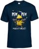 New pew pew madafakas tshirt crazy duck funny novelty retro xmas gift tee top