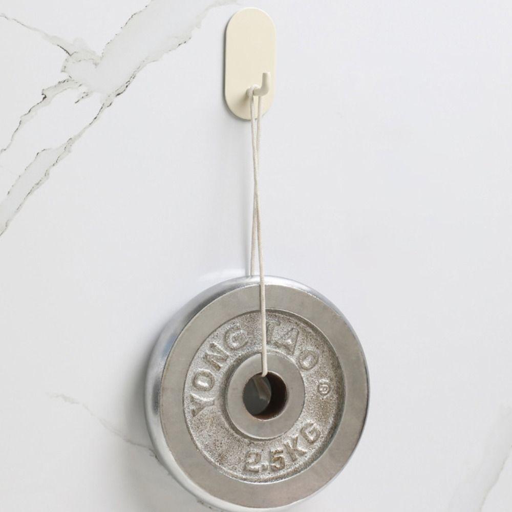 Waterproof Wall Hook Punch Free Clothes Hats Holder Durable Self-adhesive Hook  Key