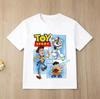 Cotton short-sleeved children's toy cartoon print boys'sports shirt for ages 1-12, casual top summer T-shirt with cartoon design