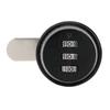 3?Digit Combination Cabinet Lock Zinc Alloy Password Locks Home Security Supplies for DrawersBlack