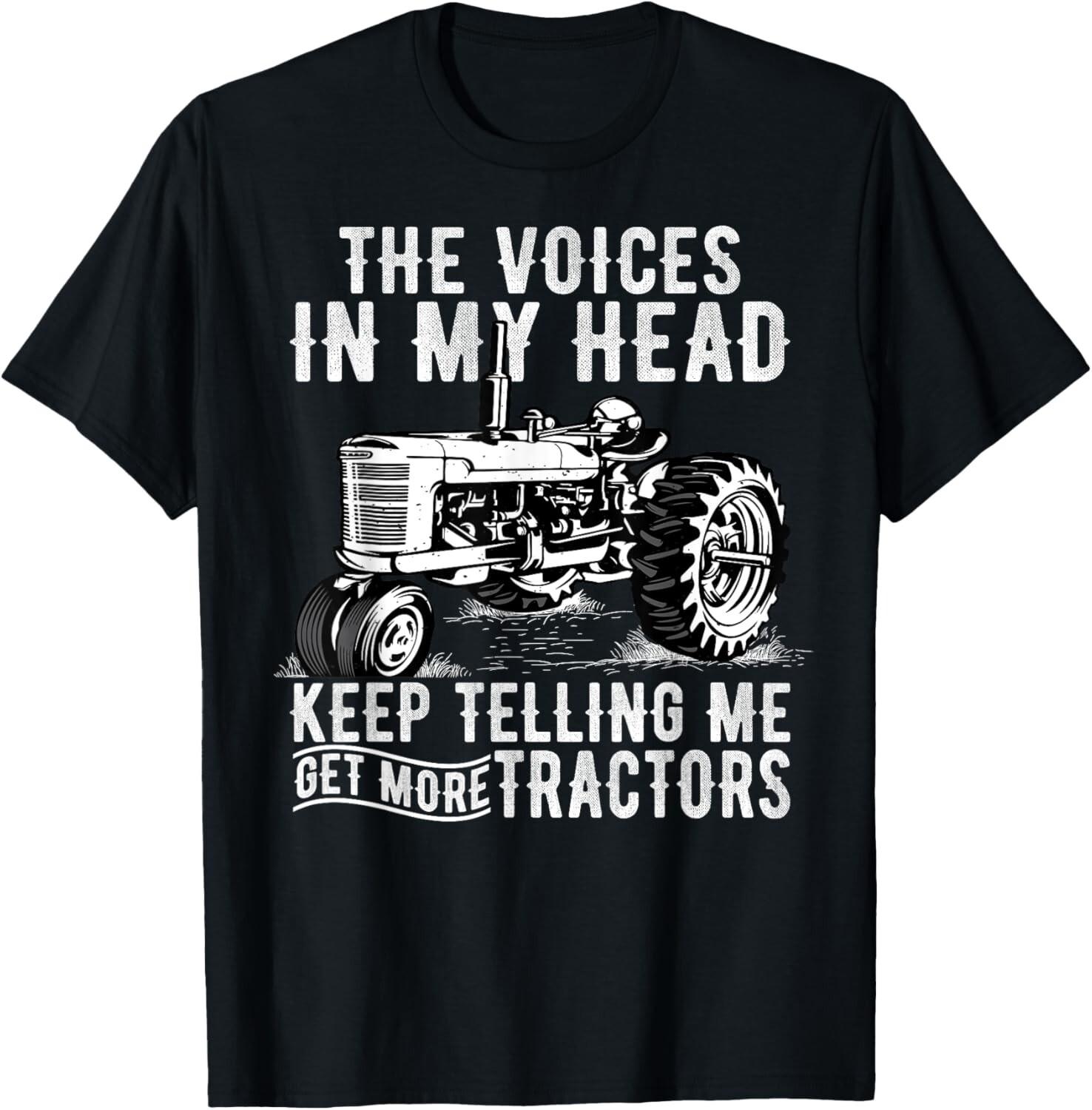 Get More Tractors Funny Quotes Tractors Driver Farmer Gifts Gift Unisex T-Shirt XL