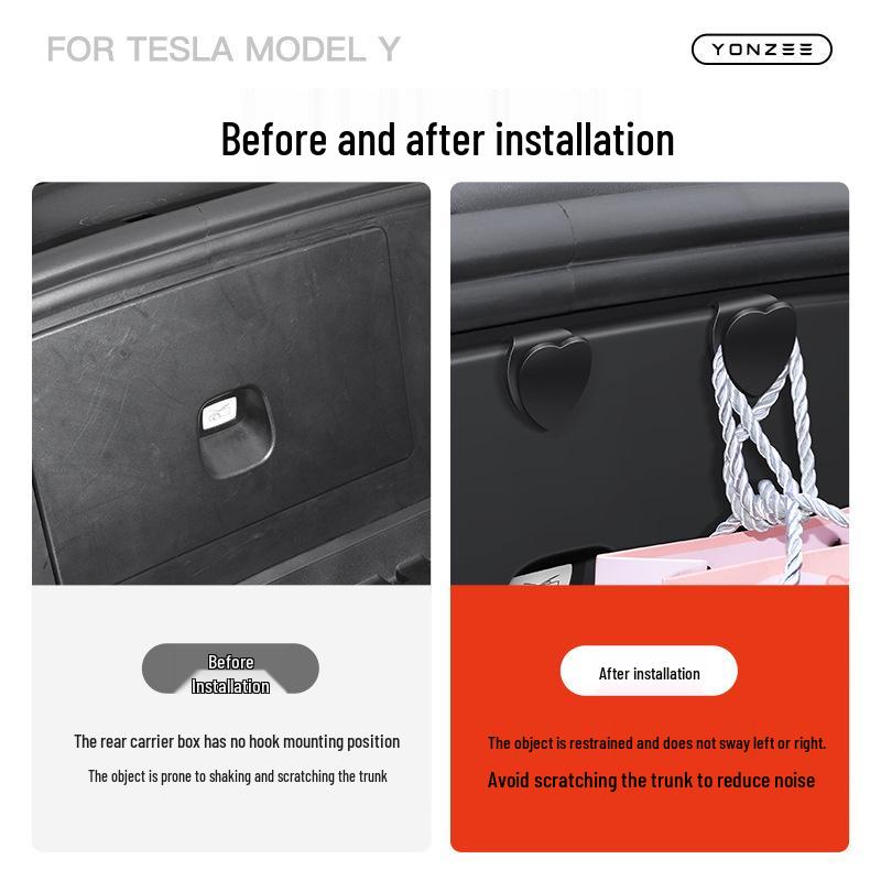 Tesla Model Y Front Trunk Hook Accessory for Convenient Item Storage
